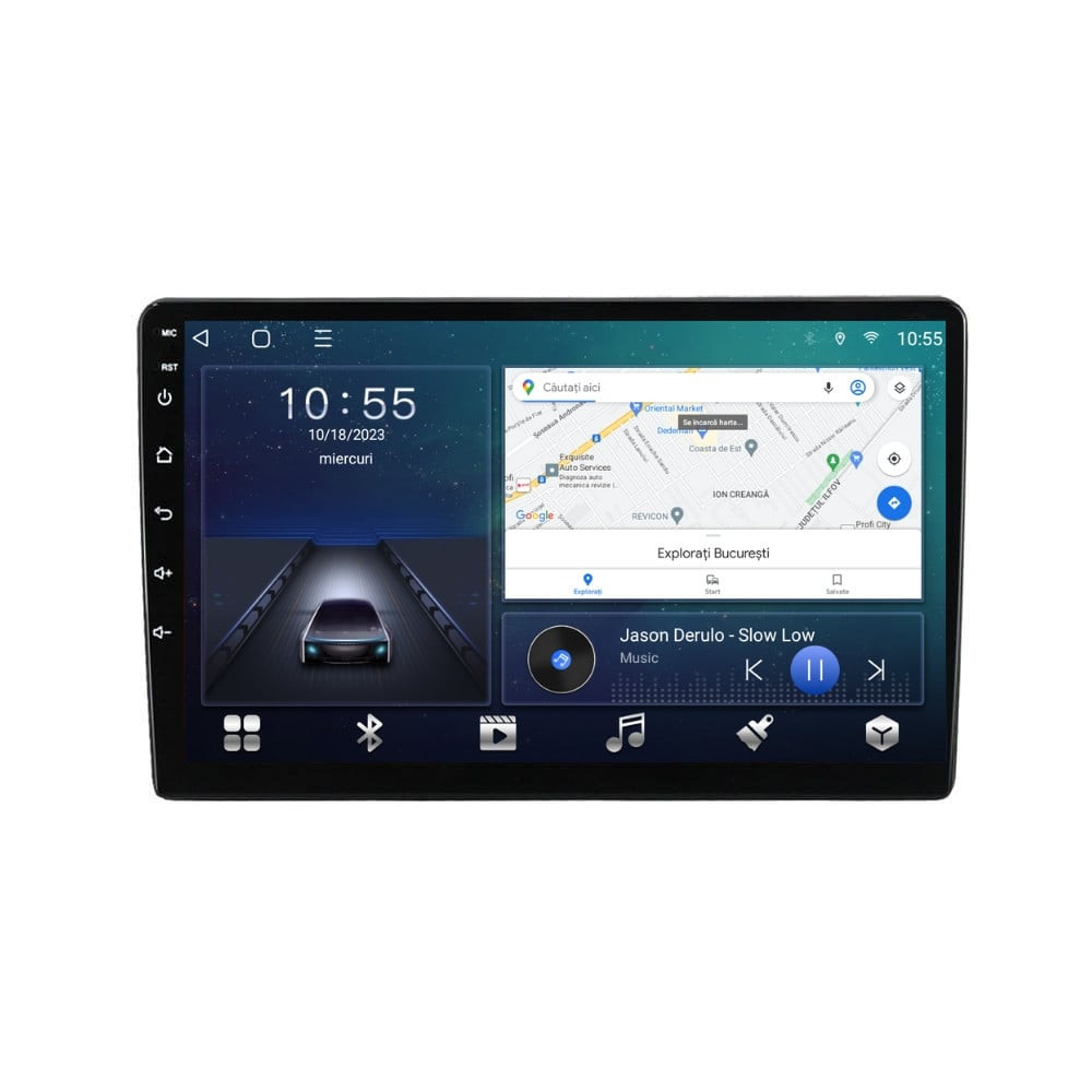 Navigatie dedicata cu Android VW Bora 1998 - 2005, 2GB RAM, Radio GPS Dual Zone, Display HD QLED 9