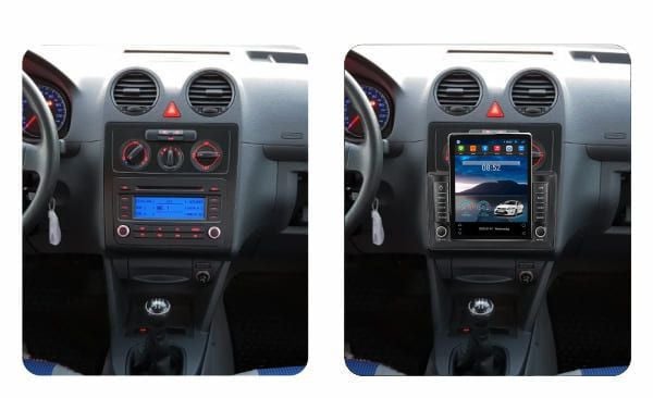 Navigatie dedicata cu Android VW Caddy 2004 - 2020, 1GB RAM, Radio GPS Dual Zone, Touchscreen IPS 9.7