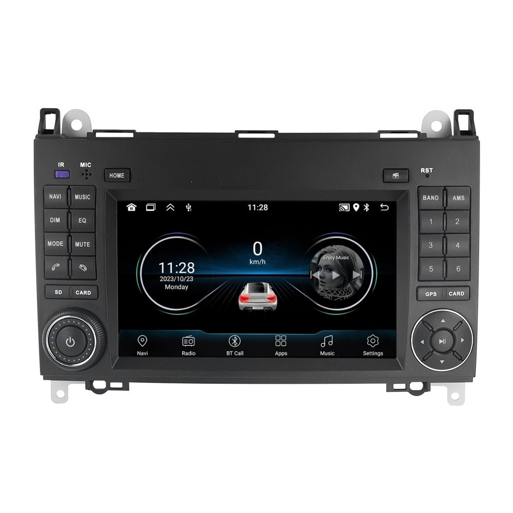 Navigatie dedicata cu Android VW Crafter 2006 - 2016, 2GB RAM, Radio GPS Dual Zone, Display HD IPS 7