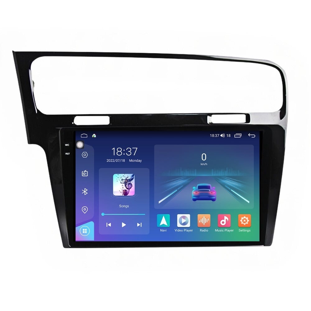 Navigatie dedicata cu Android VW Golf VII 2012 - 2019, negru, 8GB RAM, Radio GPS Dual Zone, Display 2K QLED 10.36