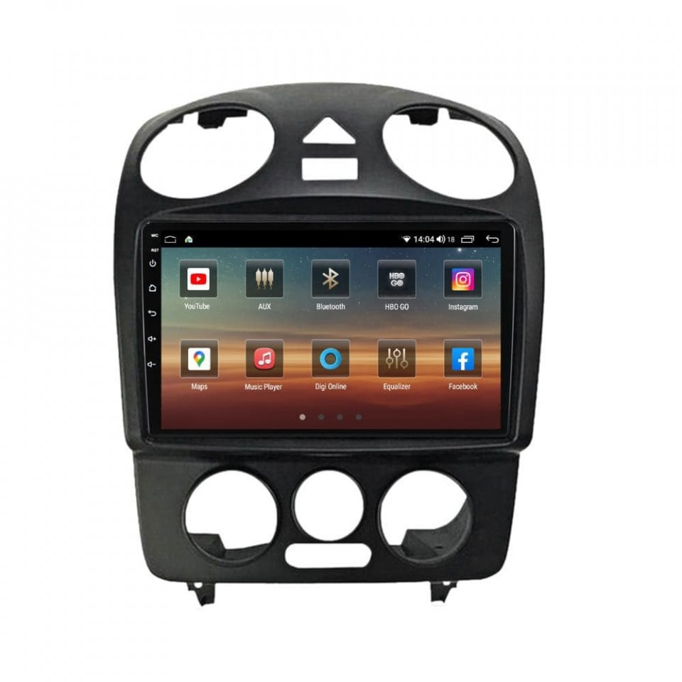 Navigatie dedicata cu Android VW New Beetle 2004 - 2011, 8GB RAM, Radio GPS Dual Zone, Display HD QLED 9