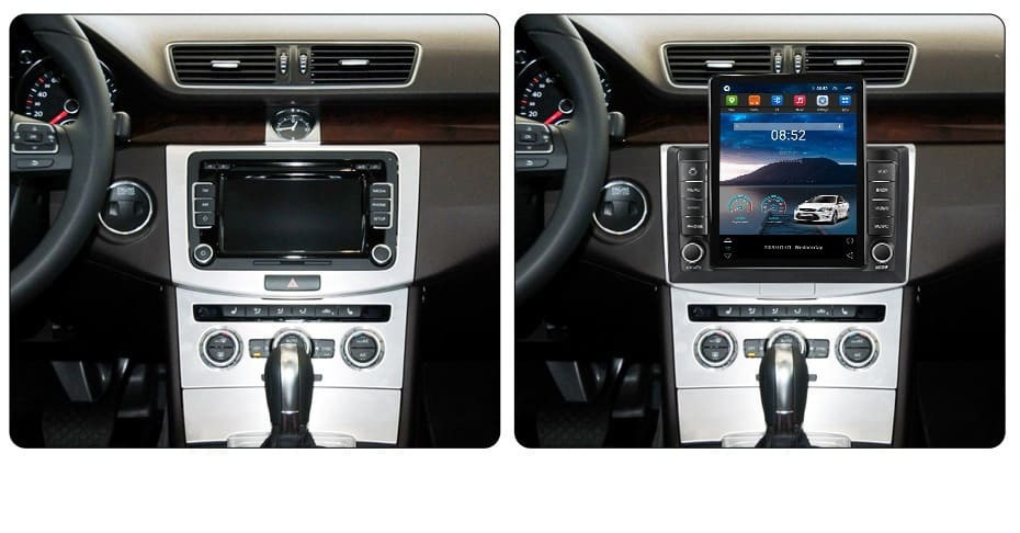 Navigatie dedicata cu Android VW Passat B6 / B7 2005 - 2015, 1GB RAM, Radio GPS Dual Zone, Touchscreen IPS 9.7