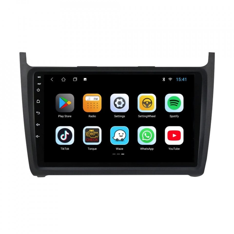 Navigatie dedicata cu Android VW Polo 6R 2009 - 2018, 1GB RAM, Radio GPS Dual Zone, Display HD IPS 9