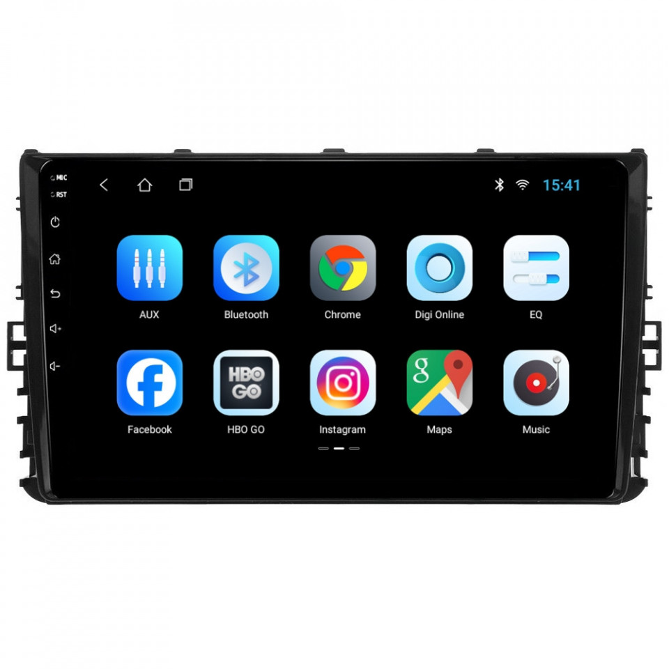 Navigatie dedicata cu Android VW Polo VI dupa 2017, 1GB RAM, Radio GPS Dual Zone, Display HD IPS 9