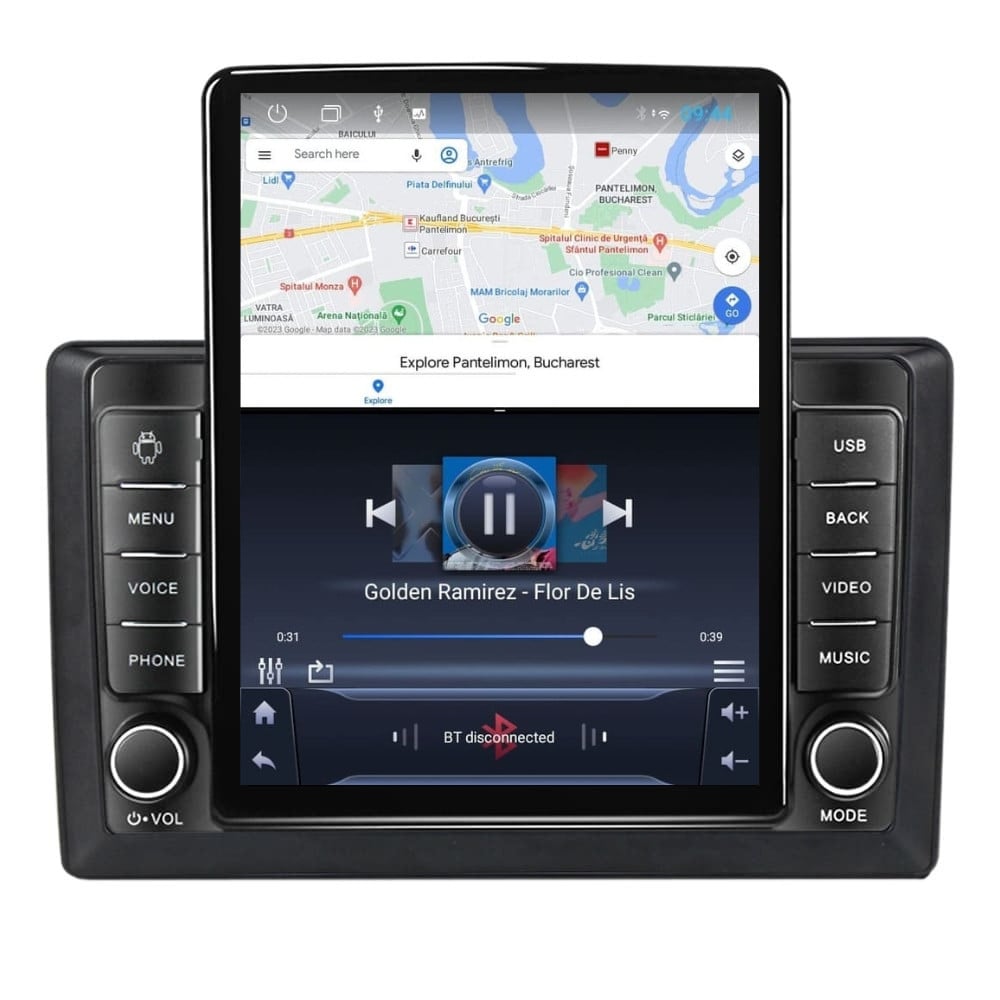 Navigatie dedicata cu Android VW Scirocco 2008 - 2018, 1GB RAM, Radio GPS Dual Zone, Touchscreen IPS 9.7