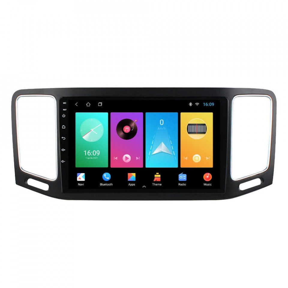 Navigatie dedicata cu Android VW Sharan dupa 2010, 1GB RAM, Radio GPS Dual Zone, Display HD IPS 9\'\' Touchscreen, Internet Wi-Fi, Bluetooth, MirrorLink, USB, Waze