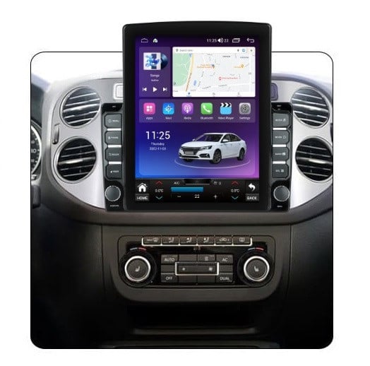 Navigatie dedicata cu Android VW Tiguan I 2007 - 2012, 8GB RAM, Radio GPS Dual Zone, Touchscreen IPS 9.7