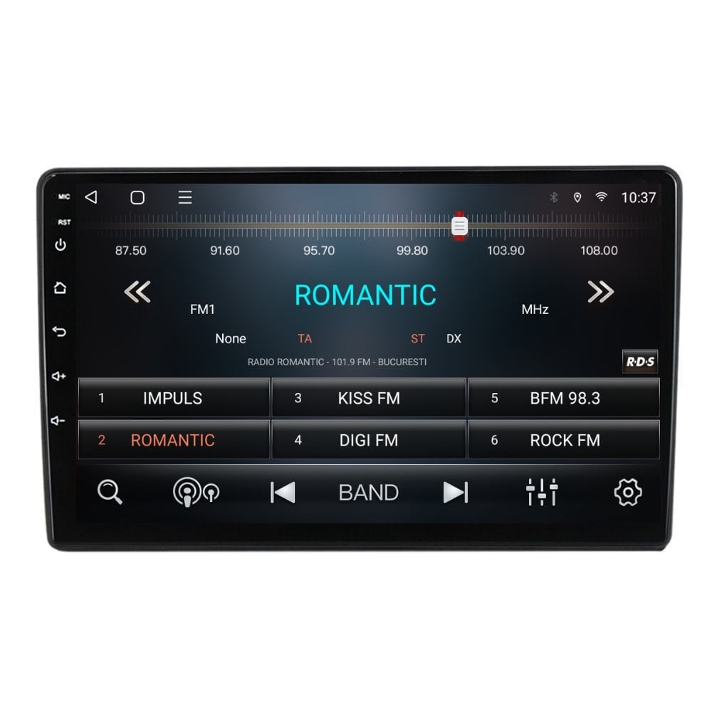 Navigatie dedicata cu Android VW Transporter T5 2010 - 2015, 2GB RAM, Radio GPS Dual Zone, Display HD QLED 10\'\' Touchscreen, Internet Wi-Fi si slot SIM 4G, Bluetooth, MirrorLink, USB, Waze - 2 | YEO