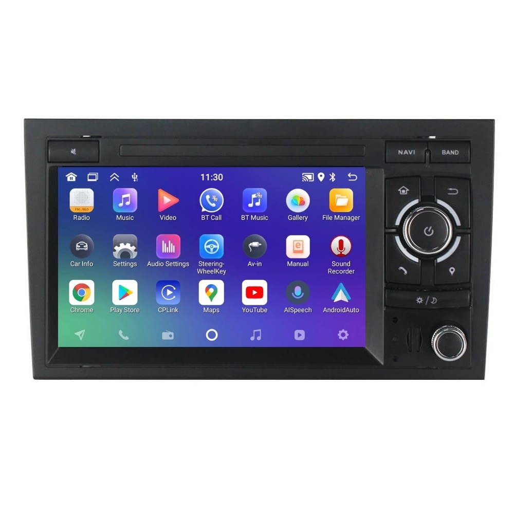 Navigatie dedicata cu Android Audi A4 (B6, B7) 2000 - 2008, 2GB RAM, Radio GPS Dual Zone, Display HD IPS 7