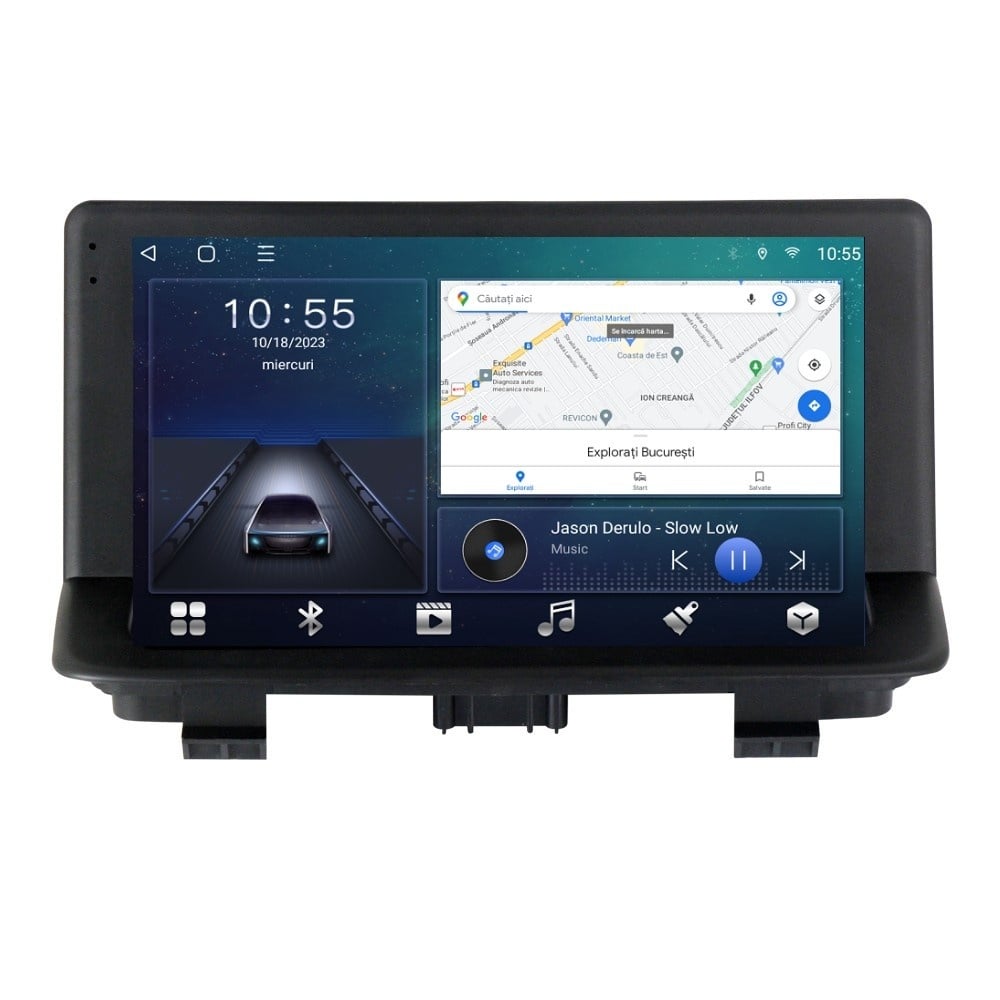 Navigatie dedicata cu Android Audi Q3 (8U) 2011 - 2020, 2GB RAM, Radio GPS Dual Zone, Display HD QLED 9