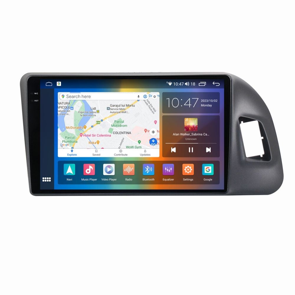 Navigatie dedicata cu Android Audi Q5 (8R) 2008 - 2017, 8GB RAM, Radio GPS Dual Zone, Display 2K QLED 9.5