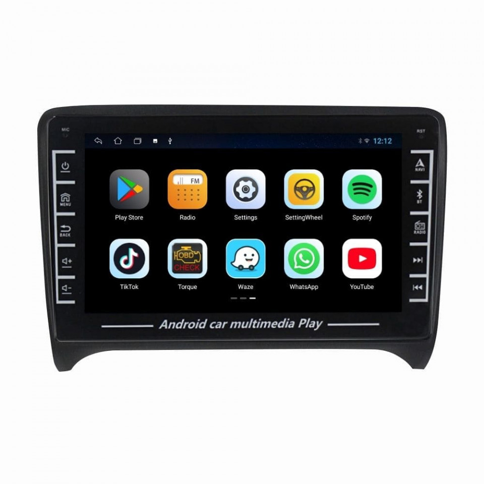 Navigatie dedicata cu Android Audi TT 2006 - 2015, 1GB RAM, Radio GPS Dual Zone, Display HD IPS 8