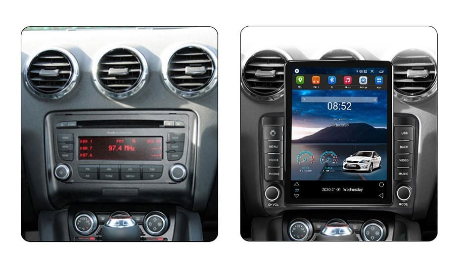 Navigatie dedicata cu Android Audi TT 2006 - 2015, 2GB RAM, Radio GPS Dual Zone, Touchscreen IPS 9.7