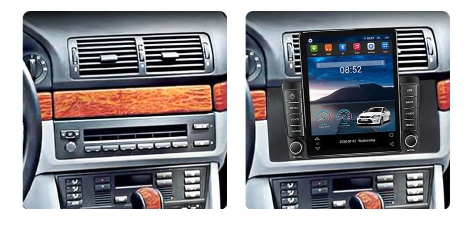 Navigatie dedicata cu Android BMW Seria 5 (E39) 1995 - 2003, 1GB RAM, Radio GPS Dual Zone, Touchscreen IPS 9.7