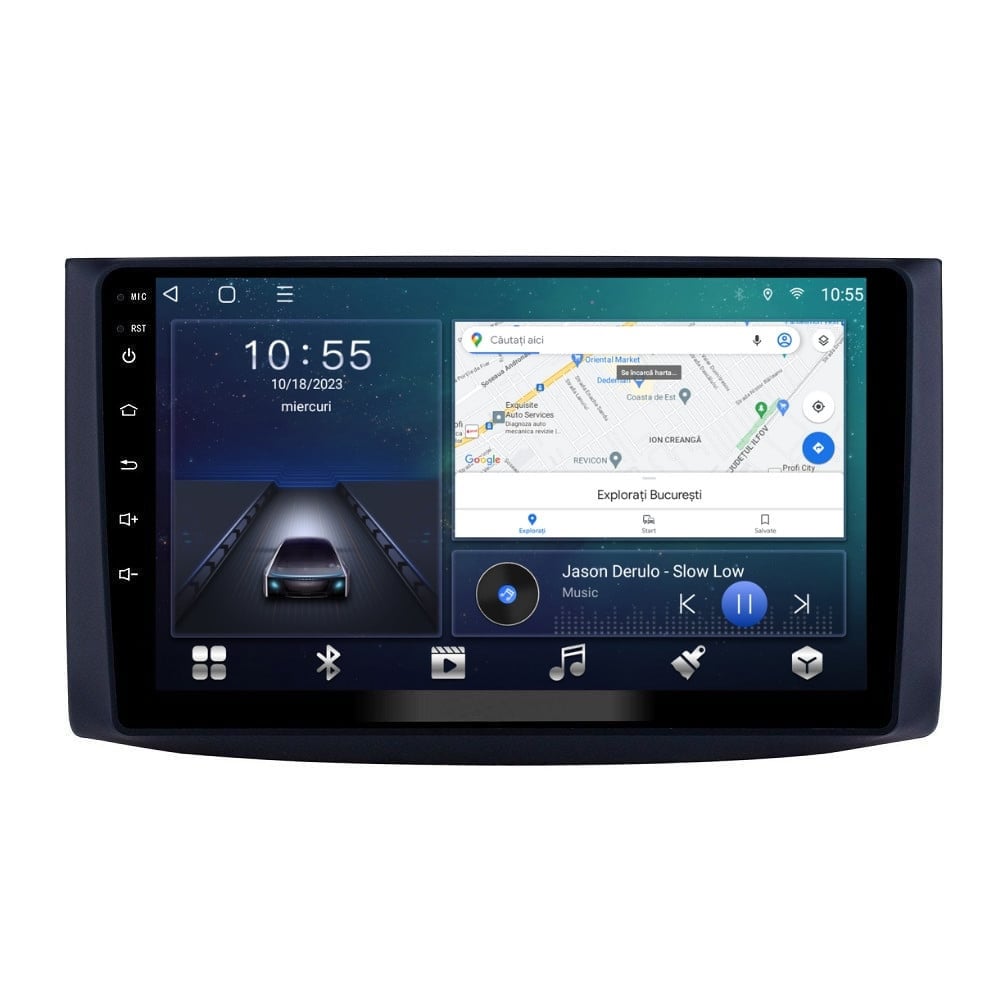 Navigatie dedicata cu Android Chevrolet Kalos 2006 - 2011, 2GB RAM, Radio GPS Dual Zone, Display HD QLED 9