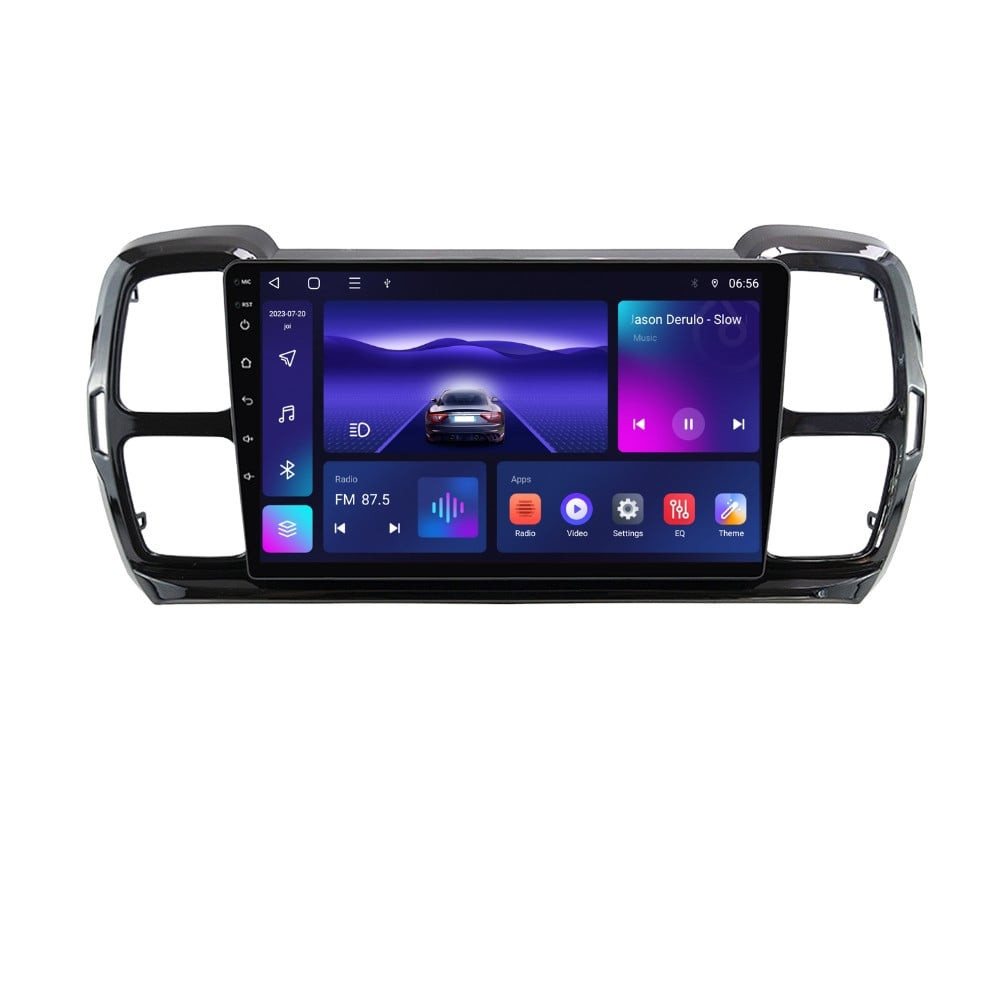 Navigatie dedicata cu Android Citroen C5 Aircross dupa 2018, 3GB RAM, Radio GPS Dual Zone, Display HD QLED 9