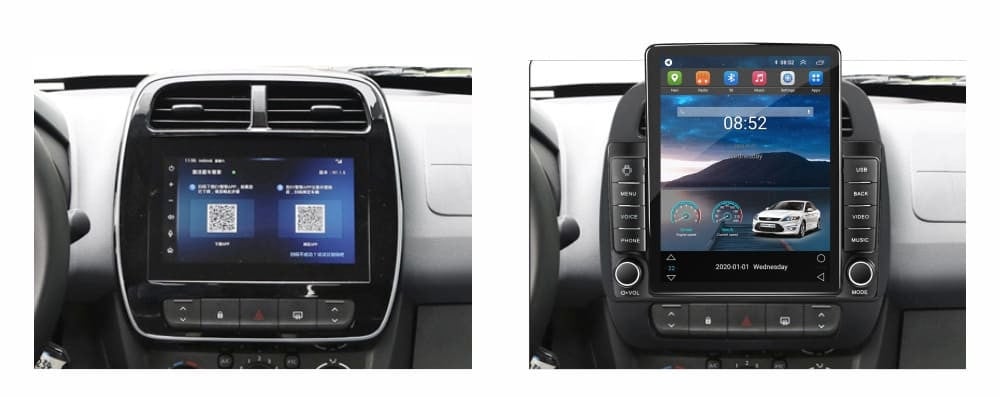 Navigatie dedicata cu Android Dacia Spring dupa 2020, 1GB RAM, Radio GPS Dual Zone, Touchscreen IPS 9.7