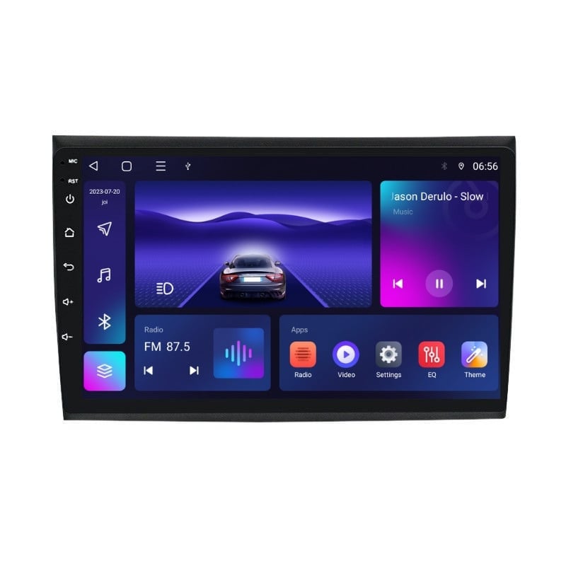 Navigatie dedicata cu Android Fiat Bravo 2007 - 2016, 3GB RAM, Radio GPS Dual Zone, Display HD QLED 9