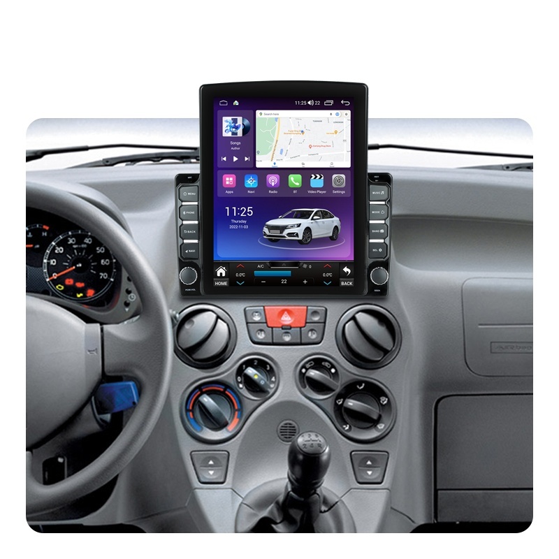 Navigatie dedicata cu Android Fiat Panda 2003 - 2012, 4GB RAM, Radio GPS Dual Zone, Touchscreen IPS 9.7