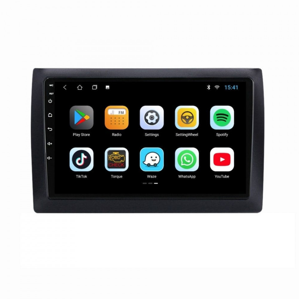 Navigatie dedicata cu Android Fiat Stilo 2001 - 2011, 1GB RAM, Radio GPS Dual Zone, Display HD IPS 9