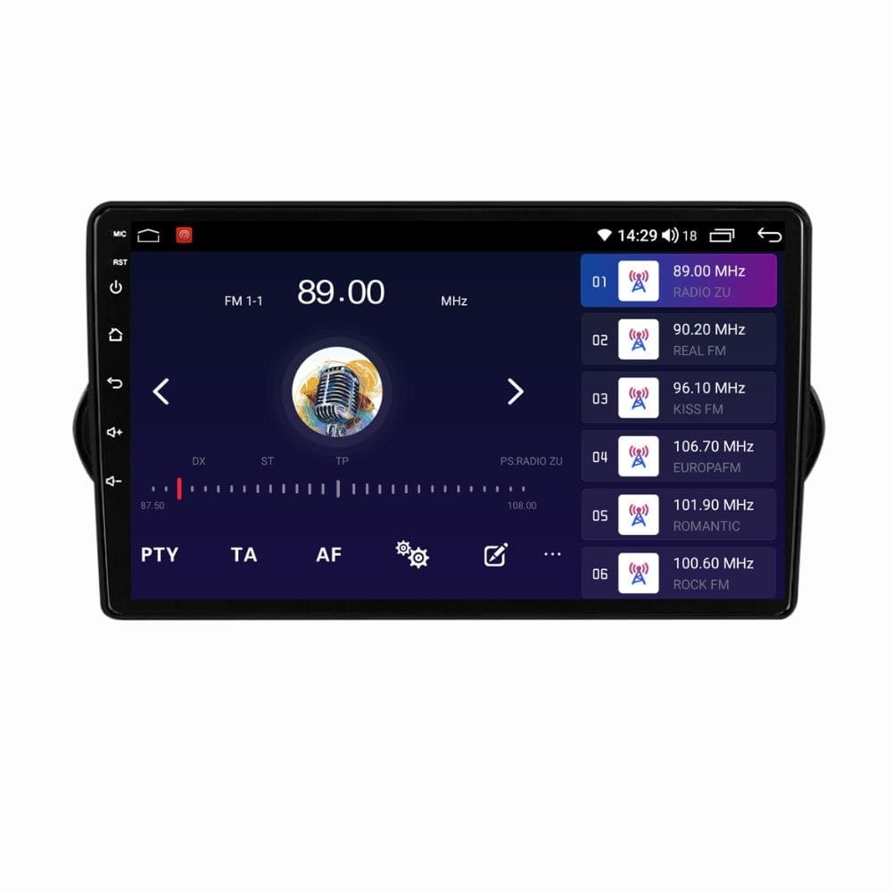 Navigatie dedicata cu Android Fiat Tipo dupa 2015, 2GB RAM, Radio GPS Dual Zone, Display HD QLED 9