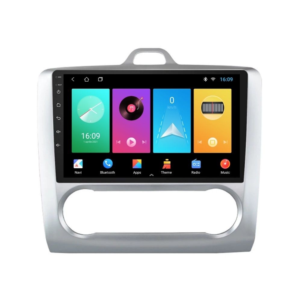 Navigatie dedicata cu Android Ford Focus II 2004 - 2011, clima automata, 2GB RAM, Radio GPS Dual Zone, Display HD IPS 9