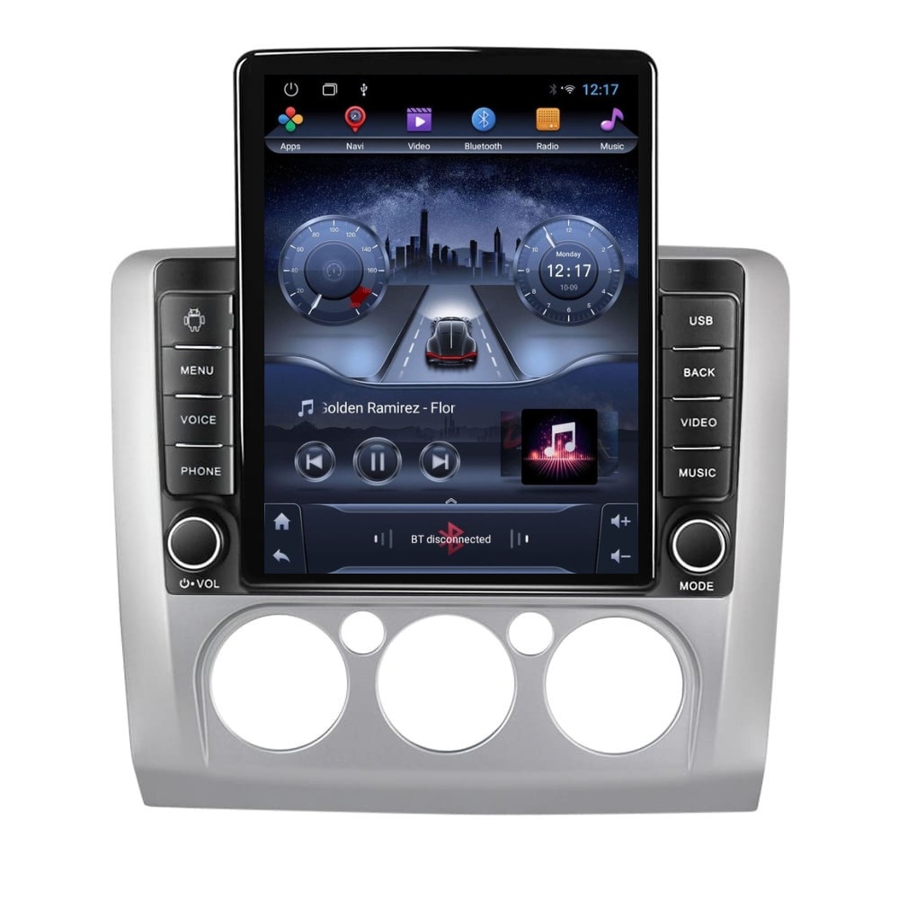 Navigatie dedicata cu Android Ford Focus II 2004 - 2011, clima manuala, 2GB RAM, Radio GPS Dual Zone, Touchscreen IPS 9.7