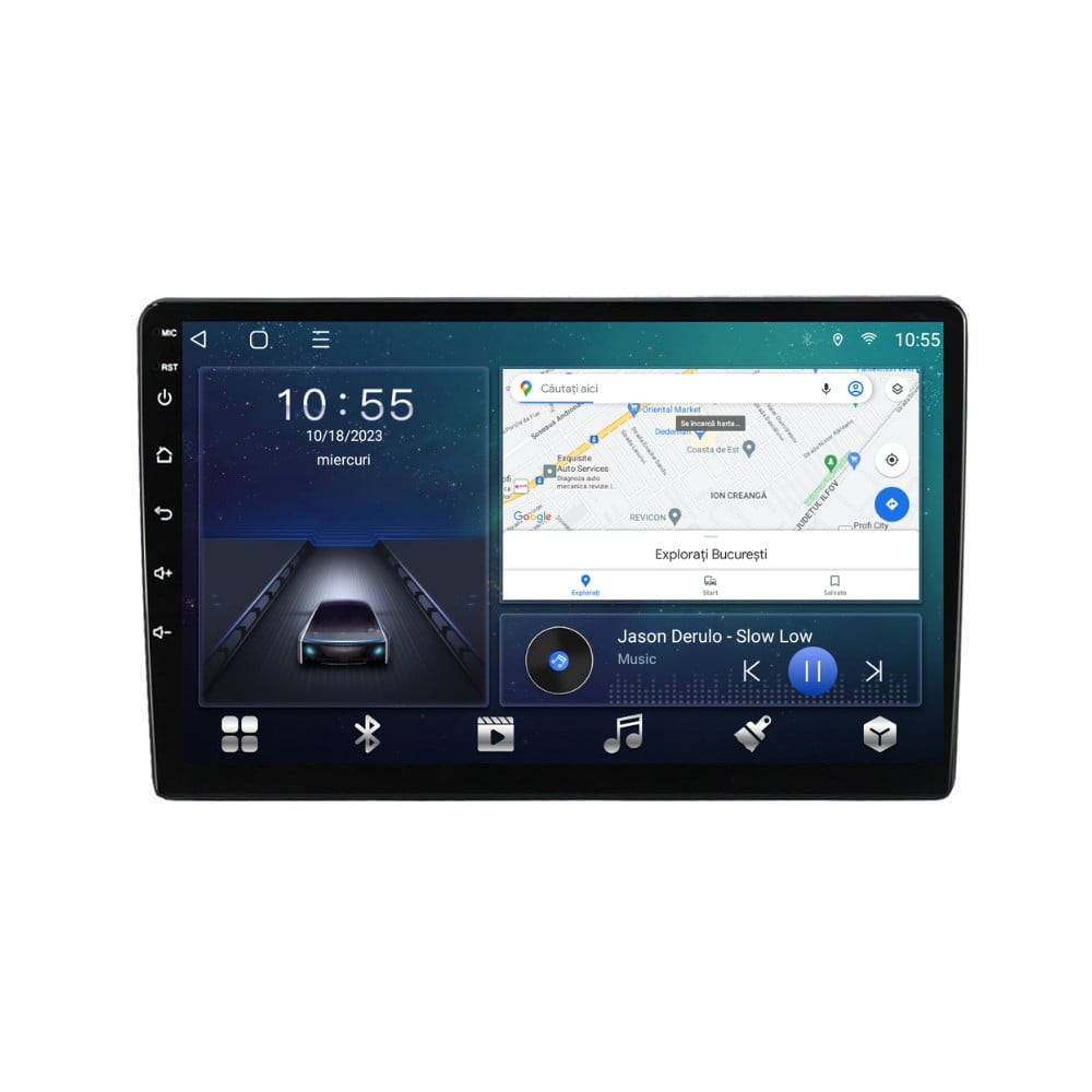 Navigatie dedicata cu Android Ford Kuga I 2008 - 2012, 2GB RAM, Radio GPS Dual Zone, Display HD QLED 9