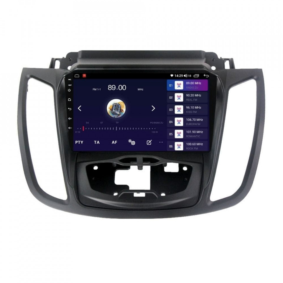 Navigatie dedicata cu Android Ford Kuga II 2012 - 2019 cu navigatie originala, 4GB RAM, Radio GPS Dual Zone, Display HD QLED 9