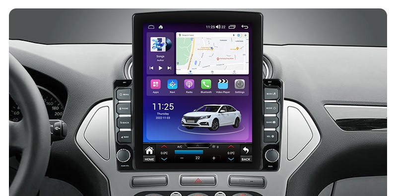 Navigatie dedicata cu Android Ford Mondeo IV 2007 - 2011, 8GB RAM, Radio GPS Dual Zone, Touchscreen IPS 9.7