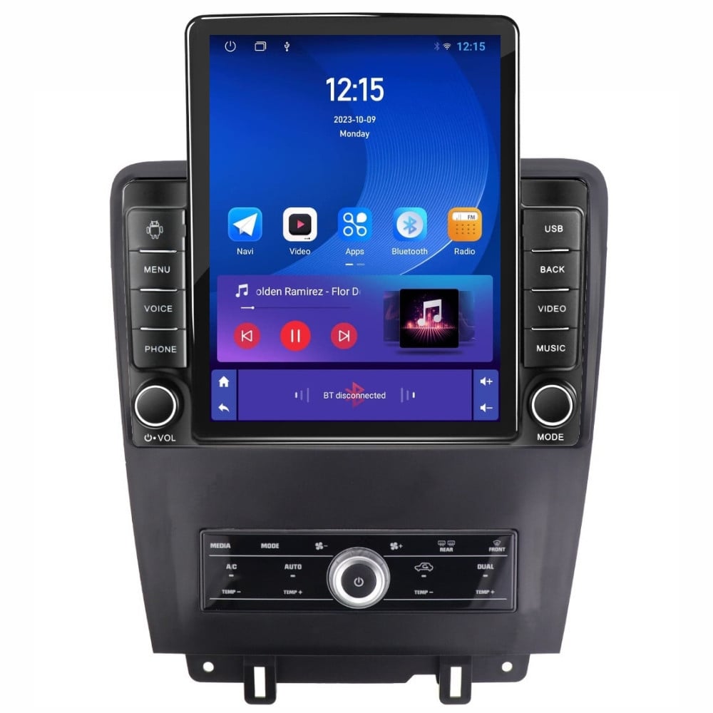 Navigatie dedicata cu Android Ford Mustang 2009 - 2014, 2GB RAM, Radio GPS Dual Zone, Touchscreen IPS 9.7