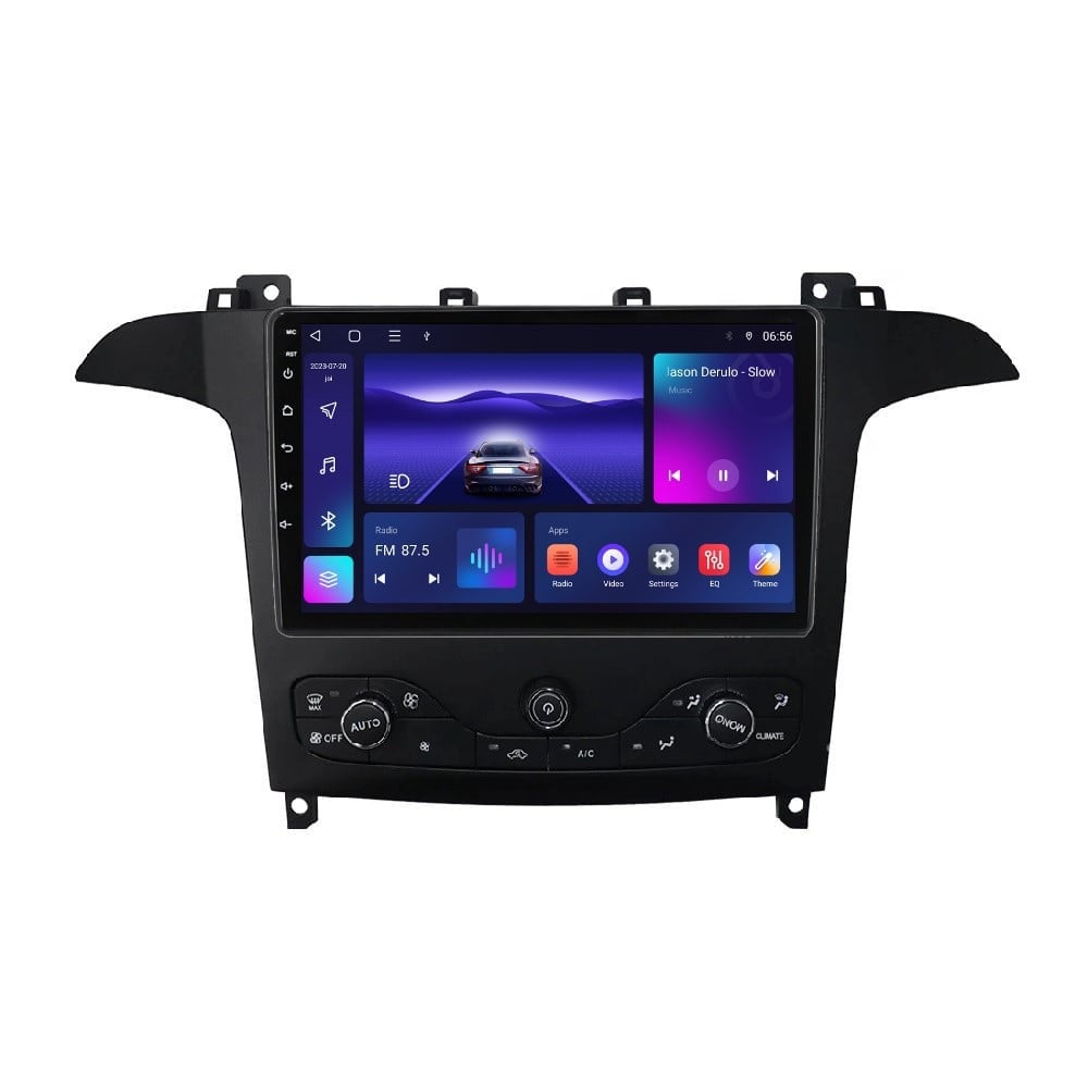 Navigatie dedicata cu Android Ford S-Max I / Galaxy II 2006 - 2015 cu navigatie originala, 3GB RAM, Radio GPS Dual Zone, Display HD QLED 9