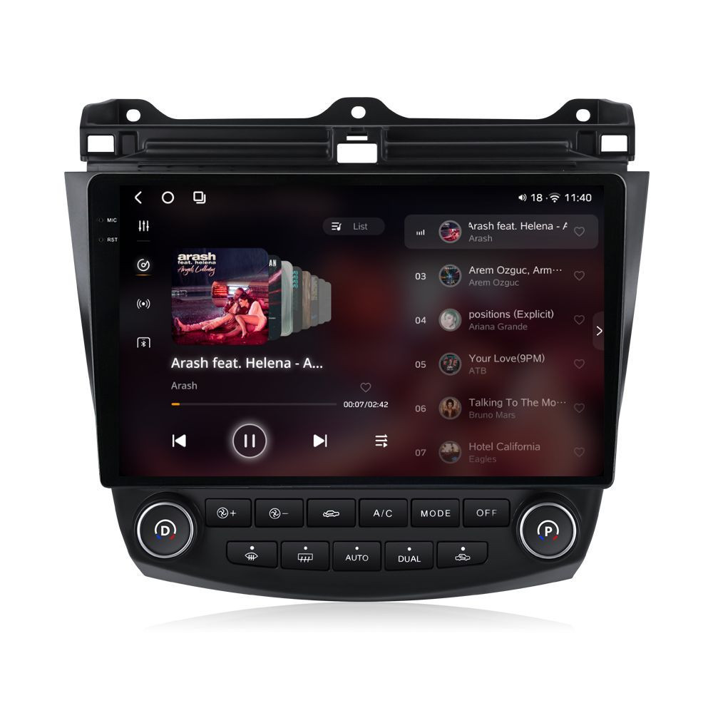 Navigatie dedicata cu Android Honda Accord VII 2003 - 2008 benzina, 12GB RAM, Radio GPS Dual Zone, Display 2K QLED 10.36