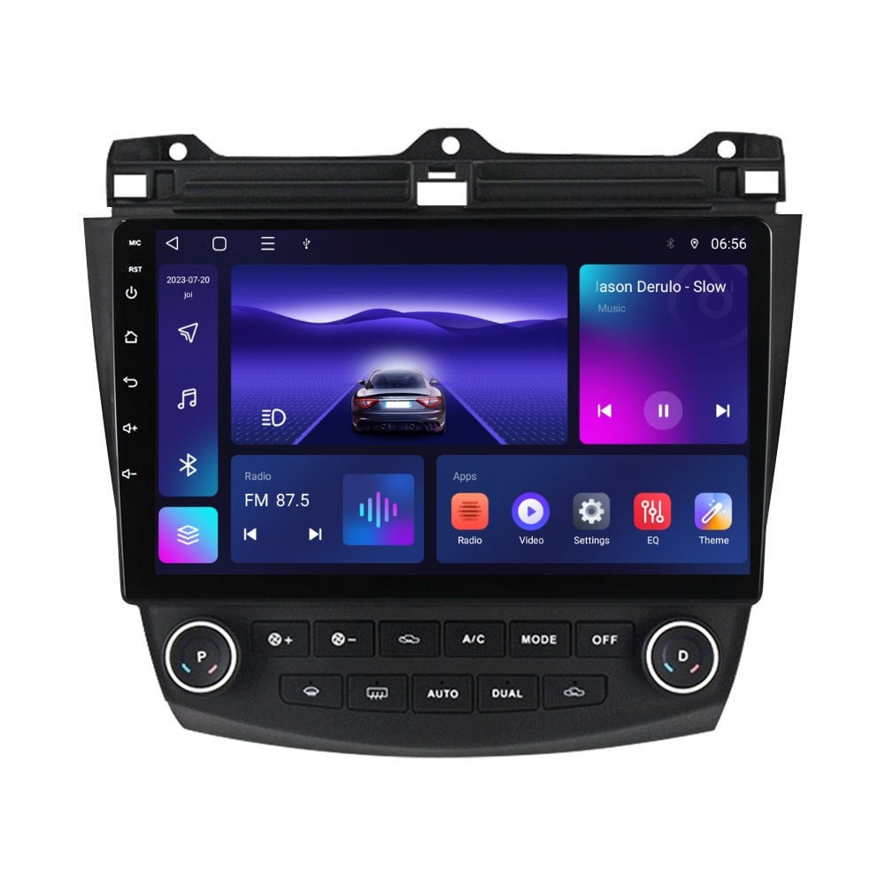 Navigatie dedicata cu Android Honda Accord VII 2003 - 2008 benzina, 3GB RAM, Radio GPS Dual Zone, Display HD QLED 10