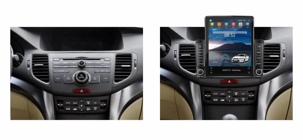 Navigatie dedicata cu Android Honda Accord VIII 2008 - 2012, 1GB RAM, Radio GPS Dual Zone, Touchscreen IPS 9.7