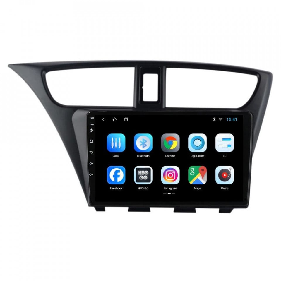 Navigatie dedicata cu Android Honda Civic IX Hatchback 2011 - 2015, 2GB RAM, Radio GPS Dual Zone, Display HD IPS 9