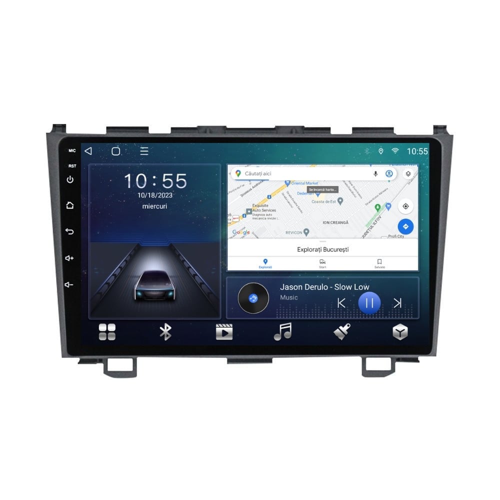 Navigatie dedicata cu Android Honda CR-V III 2006 - 2012, 3GB RAM, Radio GPS Dual Zone, Display HD QLED 9