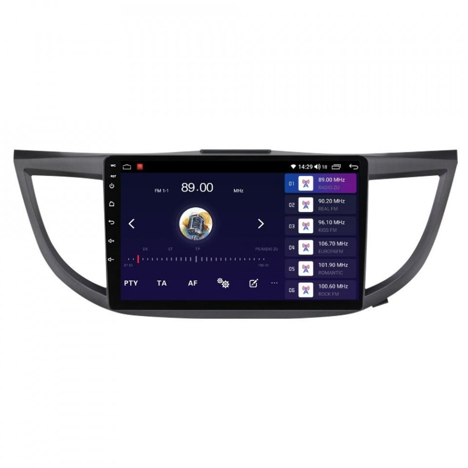 Navigatie dedicata cu Android Honda CR-V IV 2012 - 2018, 8GB RAM, Radio GPS Dual Zone, Display HD QLED 10