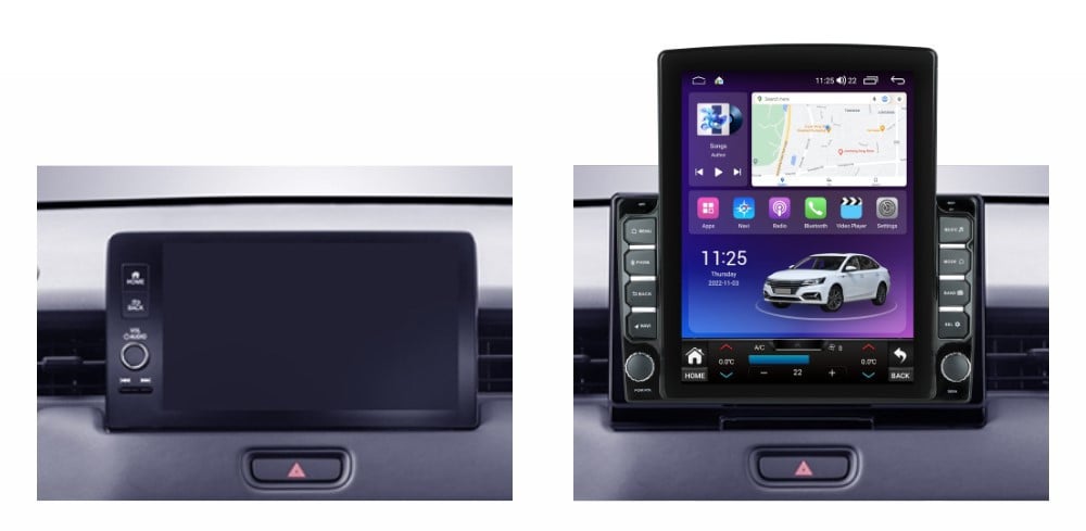 Navigatie dedicata cu Android Honda HR-V dupa 2021, 4GB RAM, Radio GPS Dual Zone, Touchscreen IPS 9.7