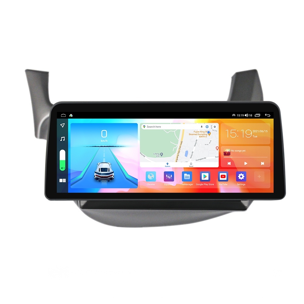 Navigatie dedicata cu Android Honda Jazz III 2007 - 2013, 8GB RAM, Radio GPS Dual Zone, Display QLED 12.3