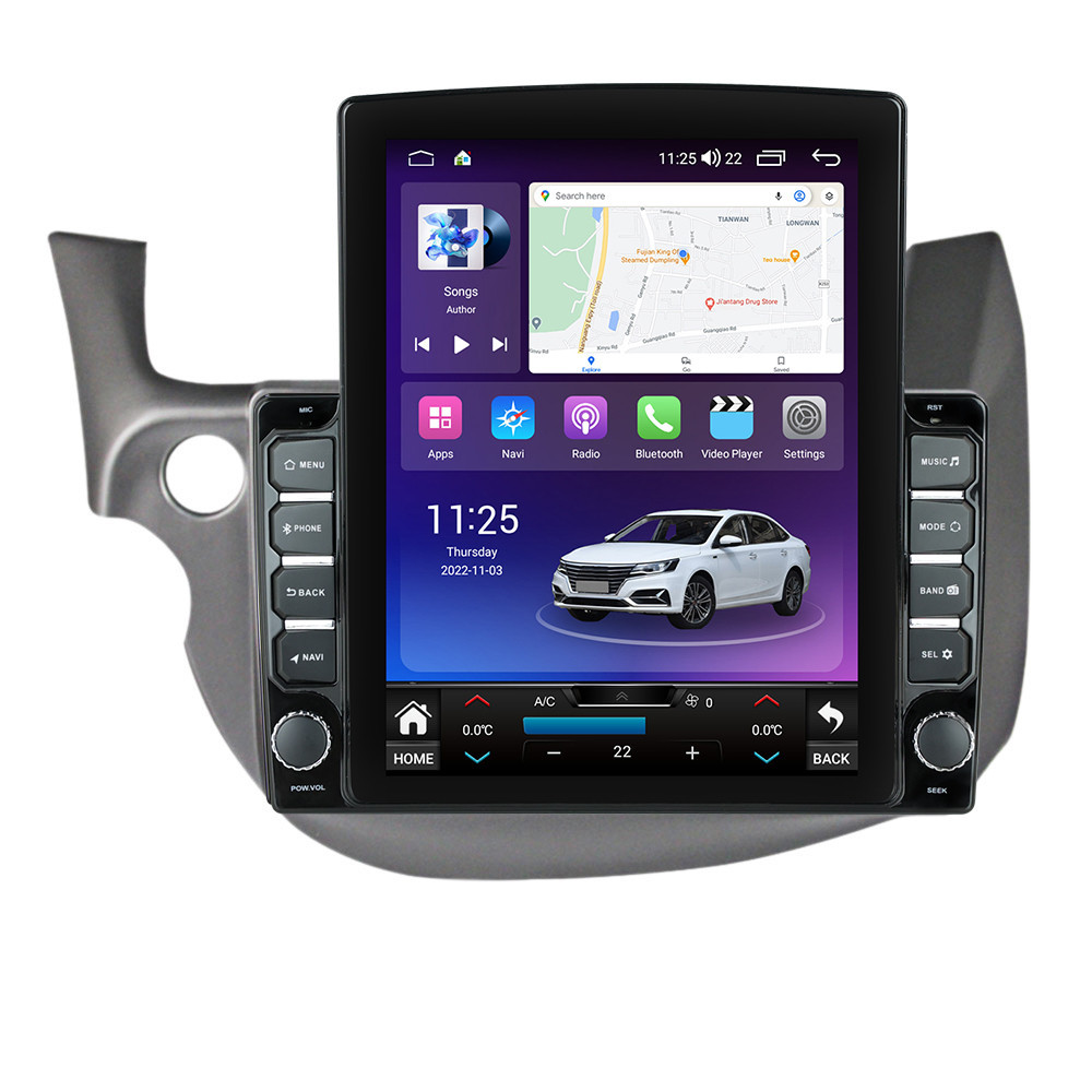 Navigatie dedicata cu Android Honda Jazz III 2007 - 2013, 8GB RAM, Radio GPS Dual Zone, Touchscreen IPS 9.7