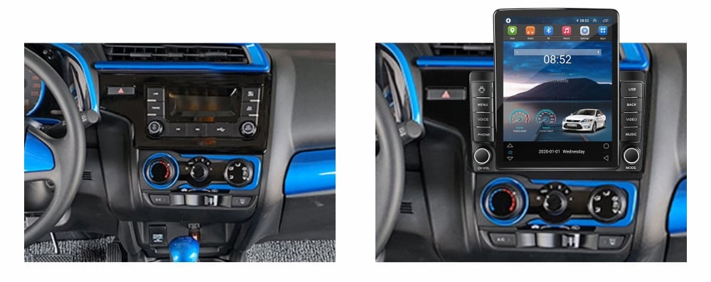 Navigatie dedicata cu Android Honda Jazz IV 2013 - 2020, 2GB RAM, Radio GPS Dual Zone, Touchscreen IPS 9.7