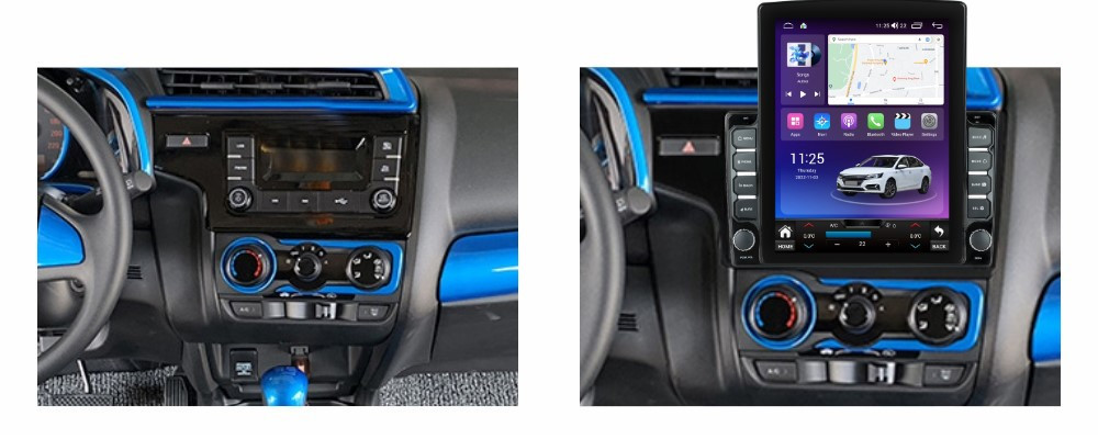 Navigatie dedicata cu Android Honda Jazz IV 2013 - 2020, 8GB RAM, Radio GPS Dual Zone, Touchscreen IPS 9.7