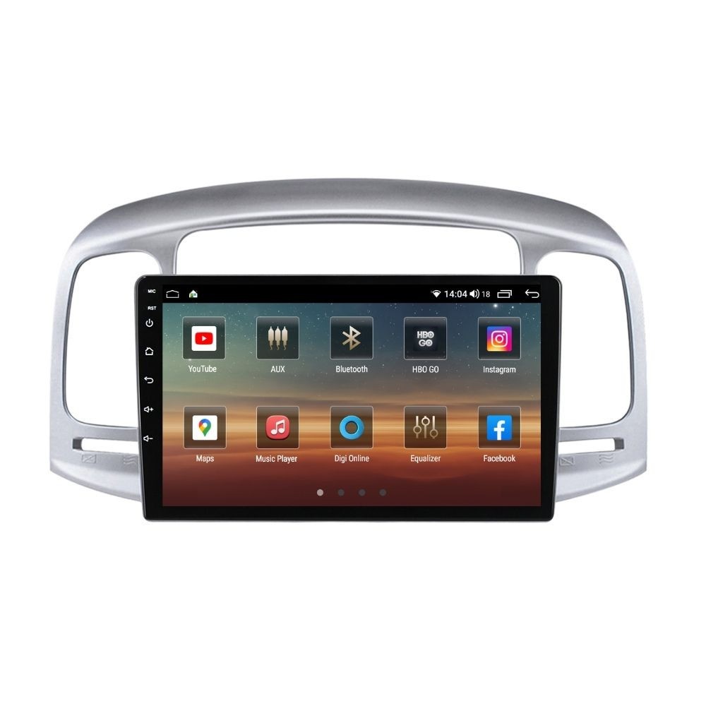Navigatie dedicata cu Android Hyundai Accent III 2005 - 2010, 4GB RAM, Radio GPS Dual Zone, Display HD QLED 9" Touchscreen, Internet Wi-Fi si slot SIM 4G, Bluetooth, MirrorLink, USB - Imagine 2
