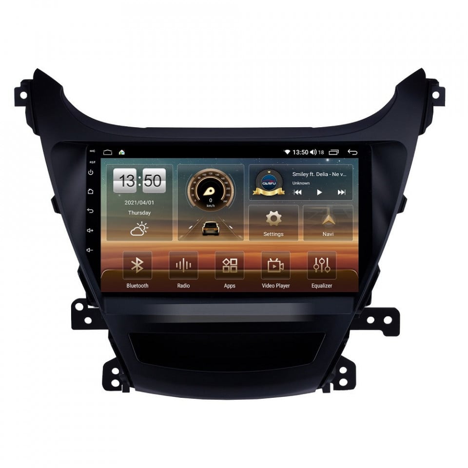 Navigatie dedicata cu Android Hyundai Elantra V 2014 - 2016, 4GB RAM, Radio GPS Dual Zone, Display HD QLED 9