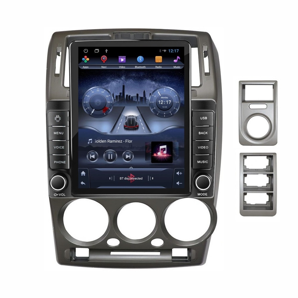 Navigatie dedicata cu Android Hyundai Getz 2001 - 2011, 1GB RAM, Radio GPS Dual Zone, Touchscreen IPS 9.7" HD tip Tesla, Internet Wi-Fi, Bluetooth, MirrorLink, USB - Imagine 2