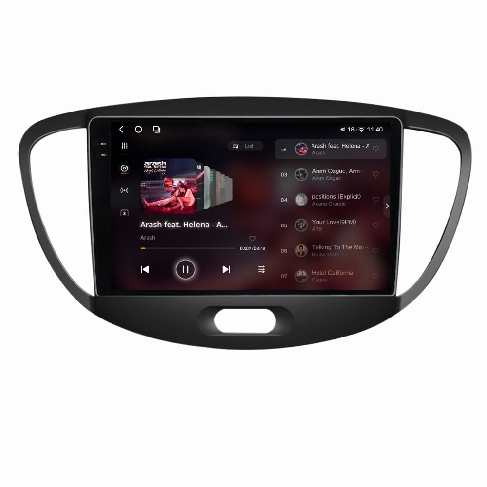 Navigatie dedicata cu Android Hyundai i10 2007 - 2013, 12GB RAM, Radio GPS Dual Zone, Display 2K QLED 9.5