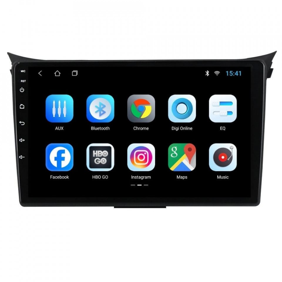 Navigatie dedicata cu Android Hyundai i30 2011 - 2017, 1GB RAM, Radio GPS Dual Zone, Display HD IPS 9