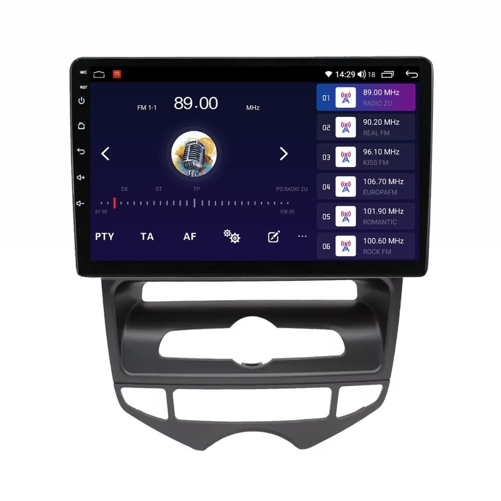 Navigatie dedicata cu Android Hyundai ix20 2010 - 2019, clima automata, 6GB RAM, Radio GPS Dual Zone, Display HD QLED 9