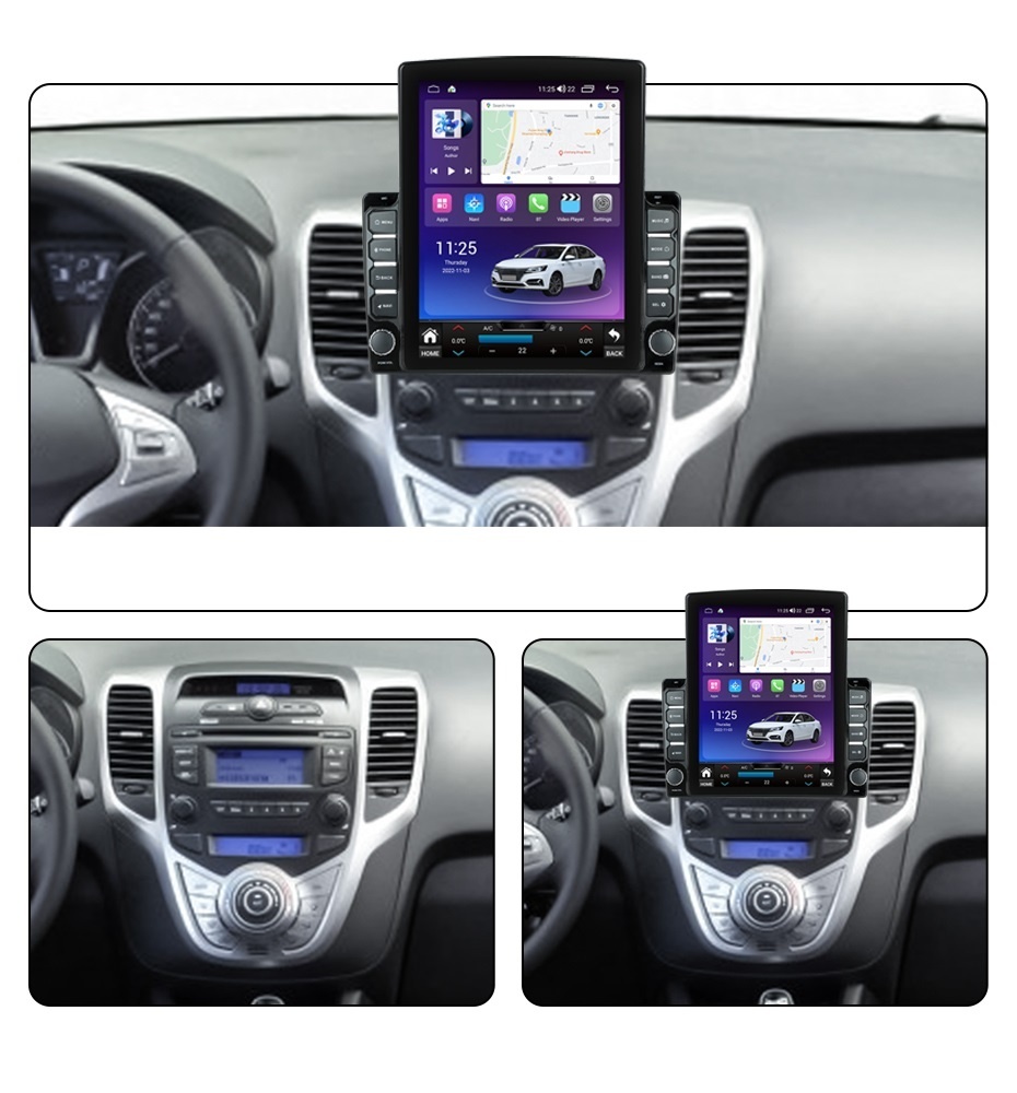 Navigatie dedicata cu Android Hyundai ix20 2010 - 2019, clima automata, 8GB RAM, Radio GPS Dual Zone, Touchscreen IPS 9.7